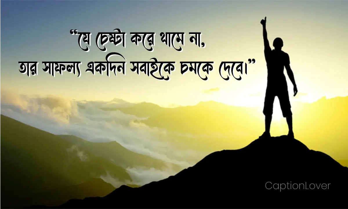 সাফল্য ক্যাপশন