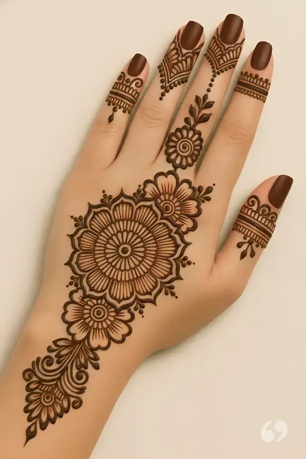 মেহেদী ডিজাইন ২০২৬ পিক সিম্পল ৫