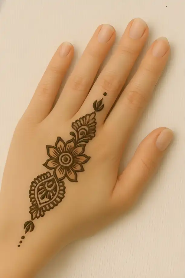 মেহেদী ডিজাইন সিম্পল ১০