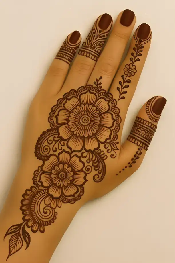 গর্জিয়াস মেহেদি ডিজাইন - ৩ (Gorgeous Mehndi Design)