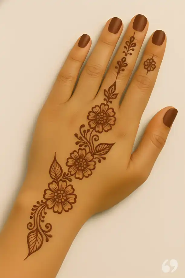 মেহেদী ডিজাইন ২০২৬ পিক সিম্পল ২