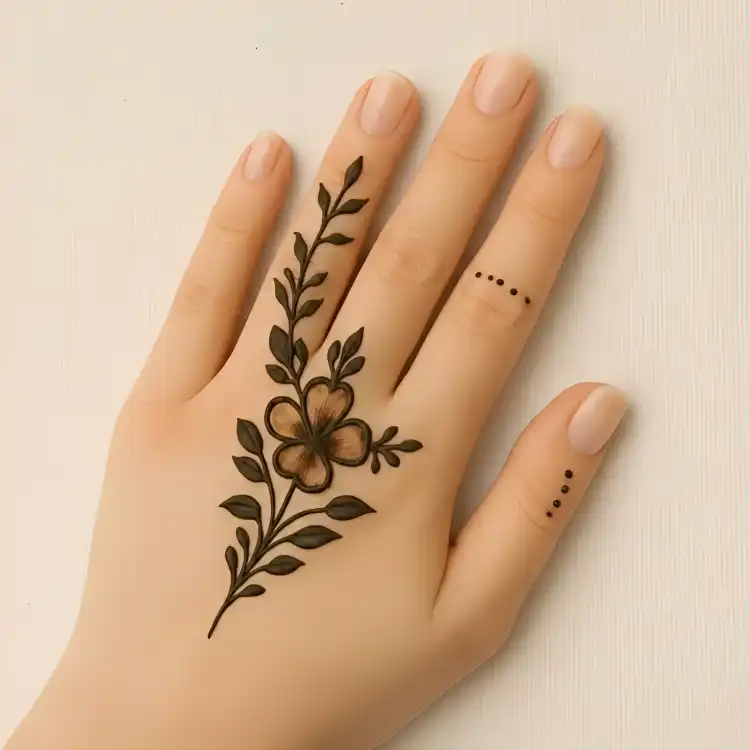 মেহেদী ডিজাইন সিম্পল ০৮