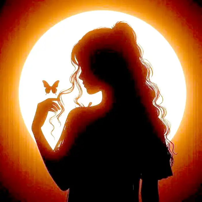 মেয়েদের প্রোফাইল পিক: প্রাকৃতিক হাসিতে বন্ধুদের সাথে এক তরুণী