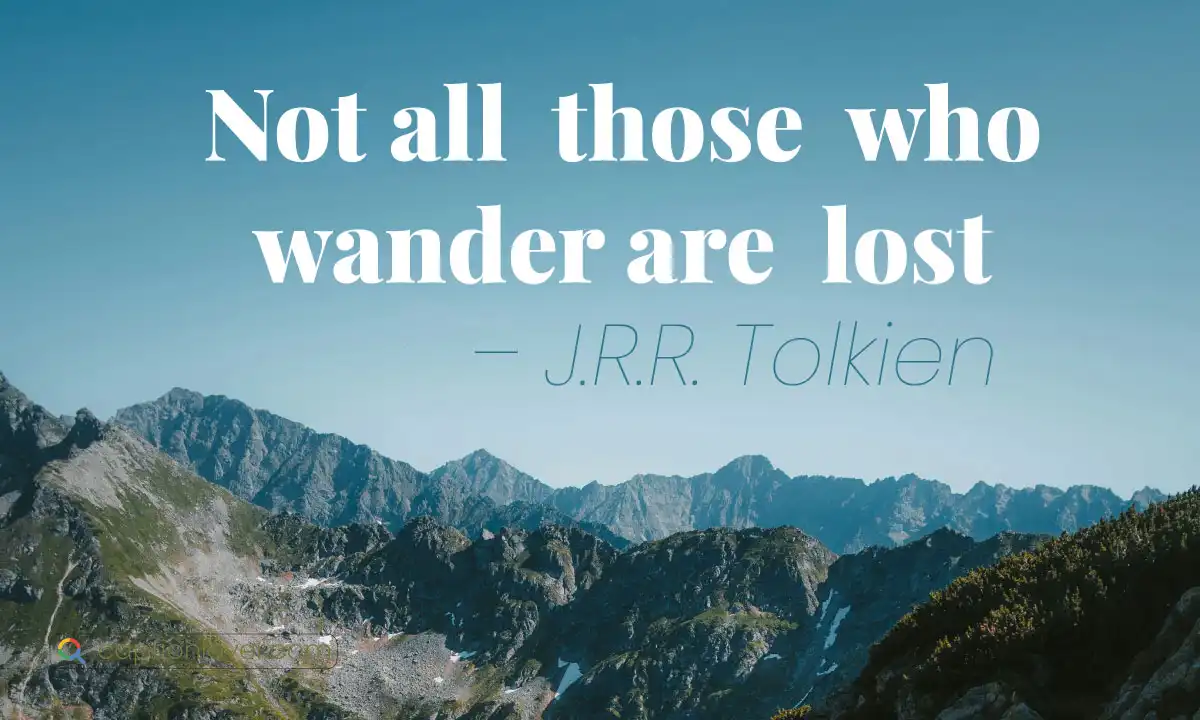 Inspirational travel quote for Instagram caption
