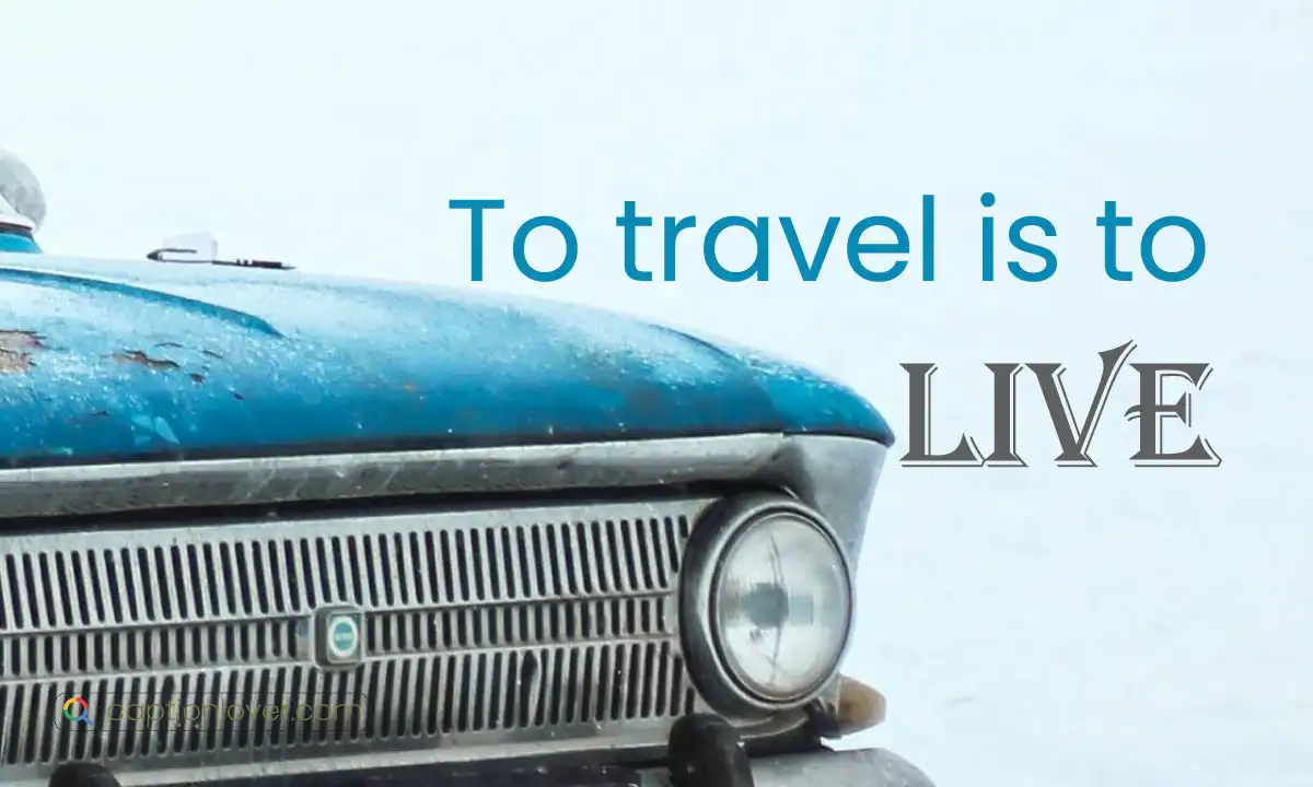 Short best travel quote for Instagram post