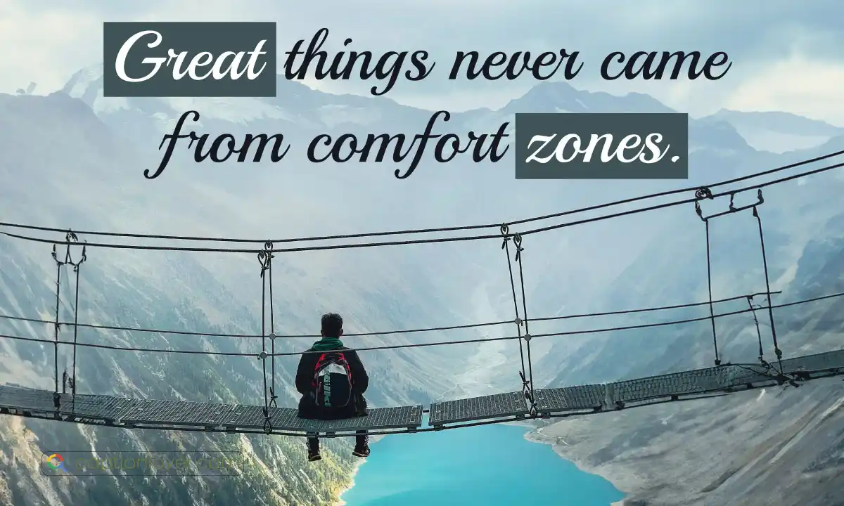 Crossing mountain river