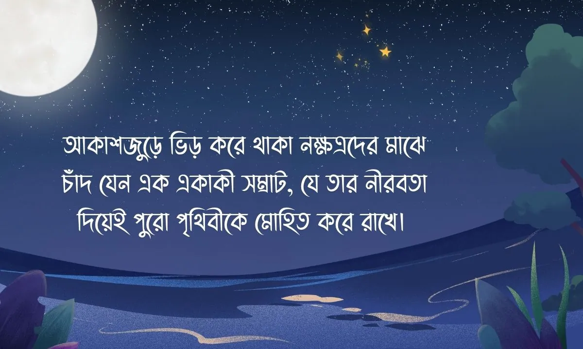 চাঁদ নিয়ে ক্যাপশন, উক্তি
